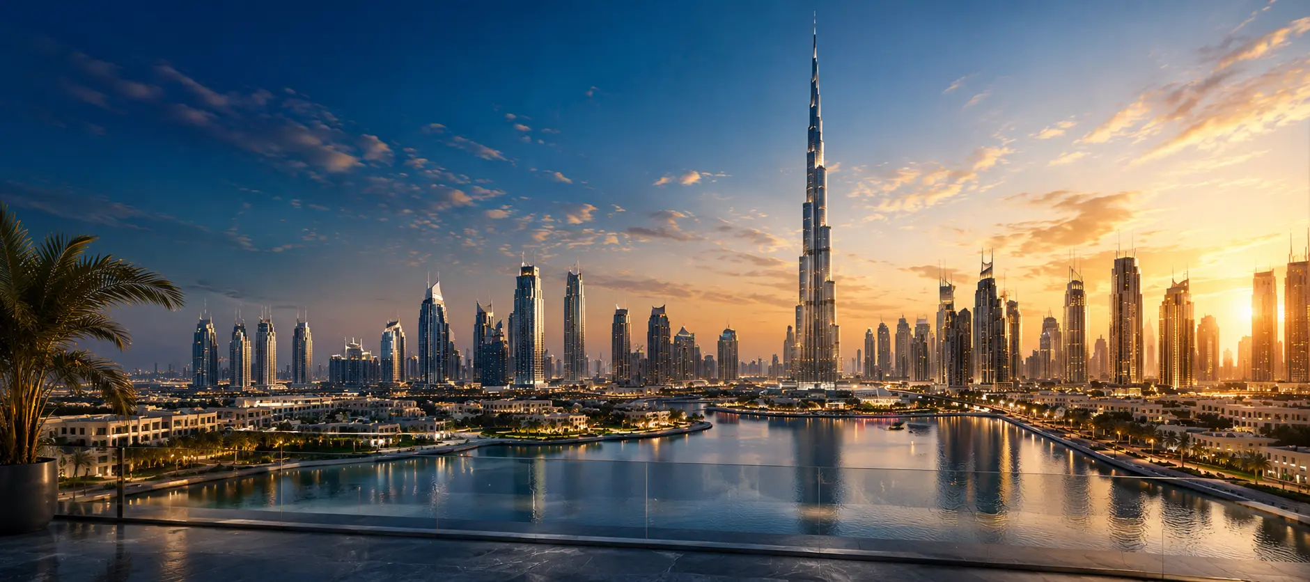 Luxury Dubai property view
